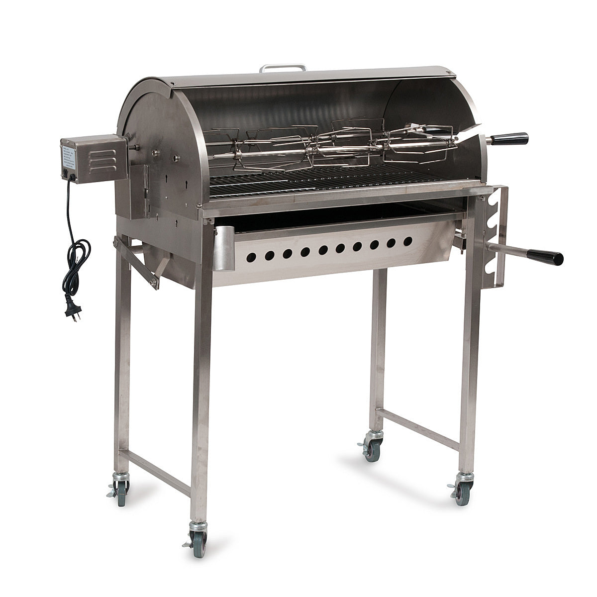 Cyprus Grill - Chicken BBQ Rotisserie Charcoal Spit 30kg Motor